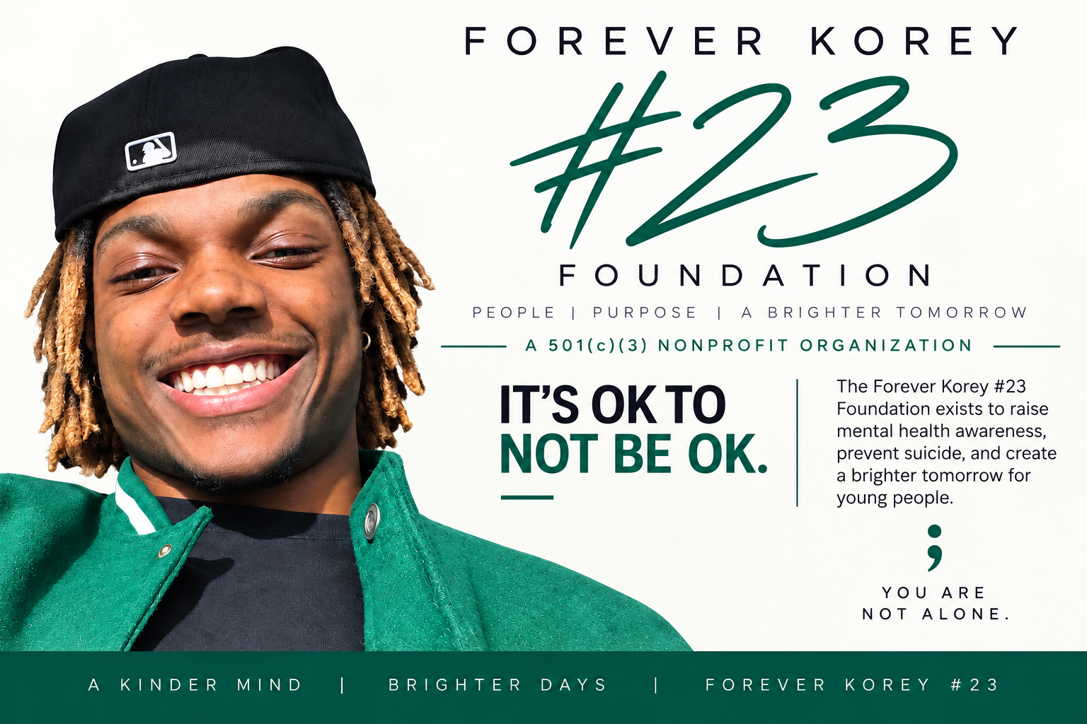 Korey and the Forever Korey #23 Foundation message